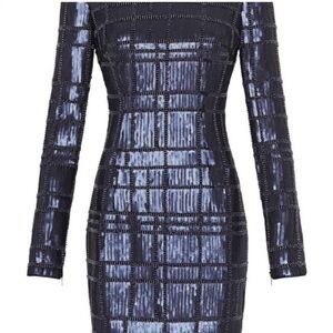 New Misha Collection Beaded Dress